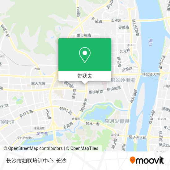 长沙市妇联培训中心地图