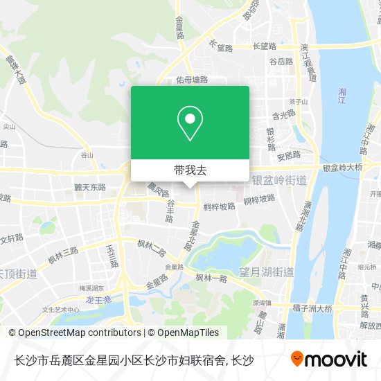 长沙市岳麓区金星园小区长沙市妇联宿舍地图