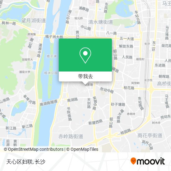 天心区妇联地图