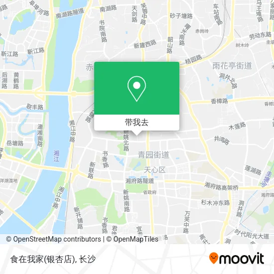 食在我家(银杏店)地图