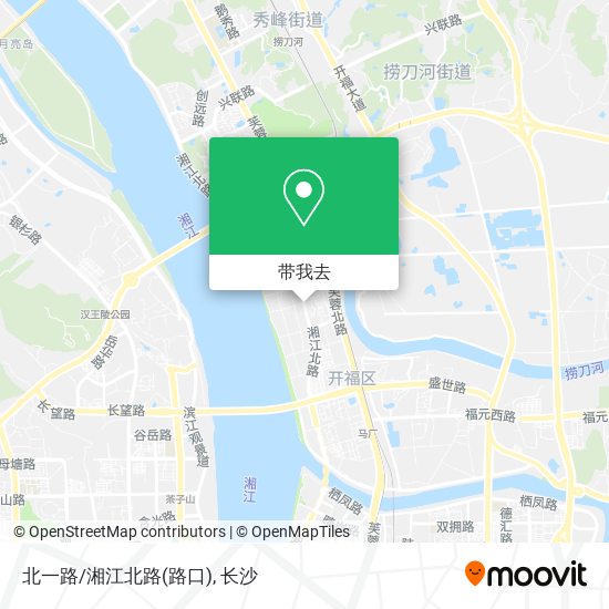 北一路/湘江北路(路口)地图