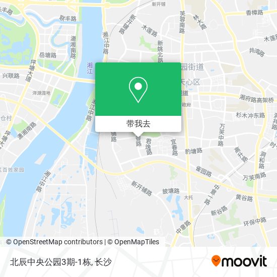 北辰中央公园3期-1栋地图
