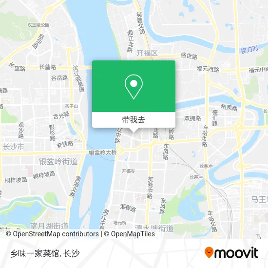 乡味一家菜馆地图