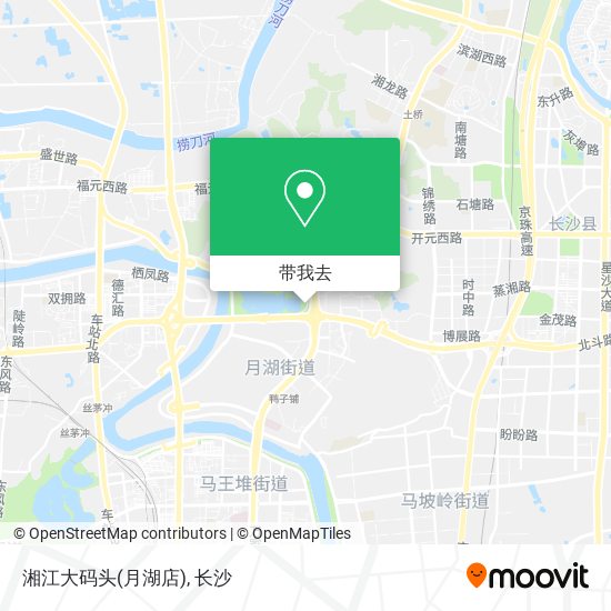 湘江大码头(月湖店)地图