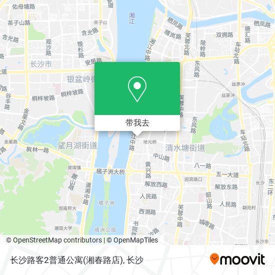 长沙路客2普通公寓(湘春路店)地图