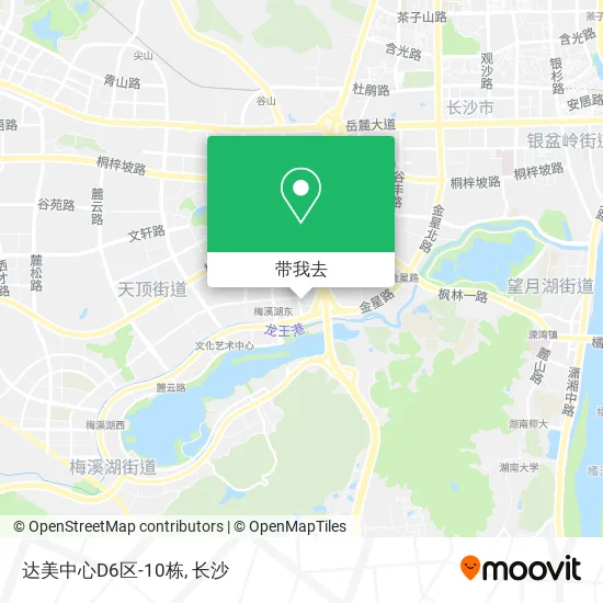 达美中心D6区-10栋地图