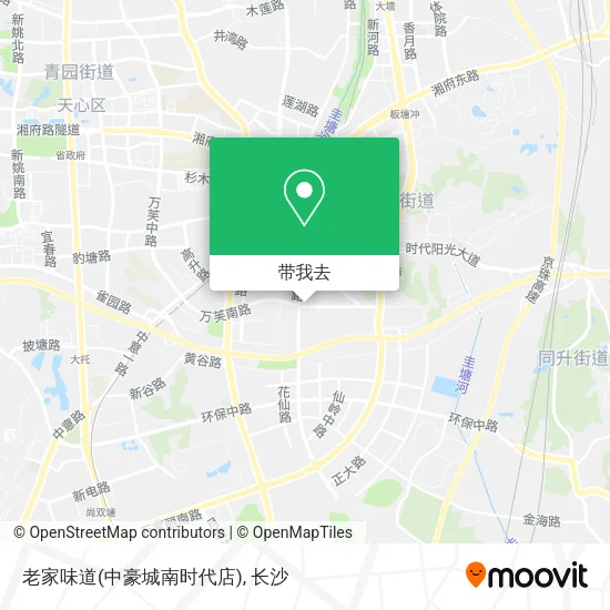 老家味道(中豪城南时代店)地图