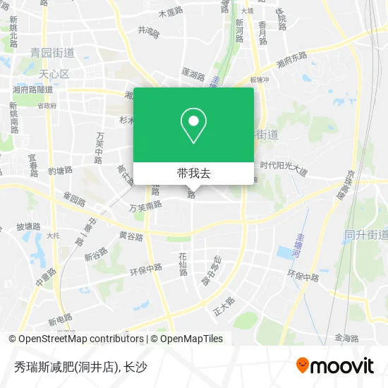 秀瑞斯减肥(洞井店)地图