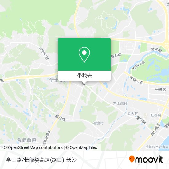 学士路/长韶娄高速(路口)地图