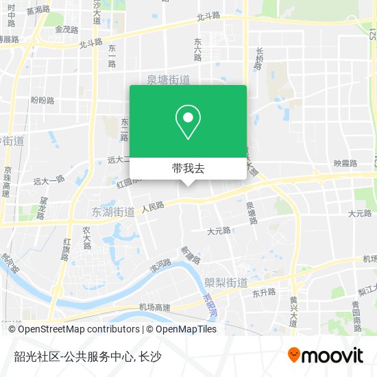 韶光社区-公共服务中心地图