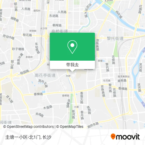圭塘一小区-北1门地图