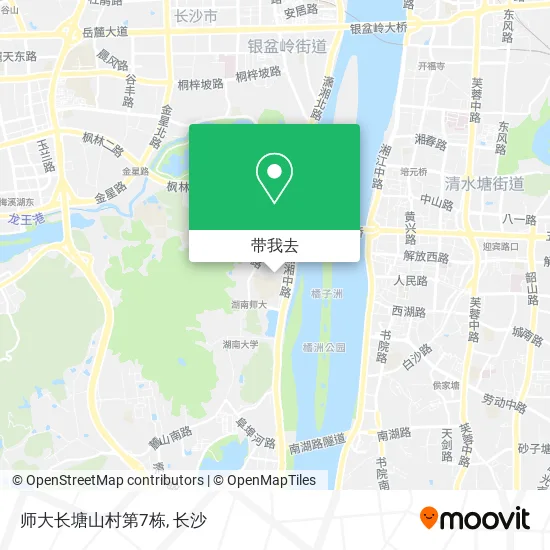 师大长塘山村第7栋地图