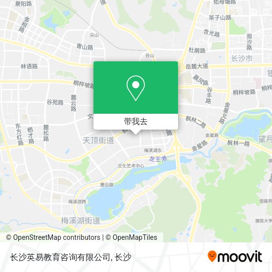 长沙英易教育咨询有限公司地图