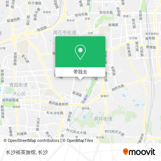 长沙裕英旅馆地图