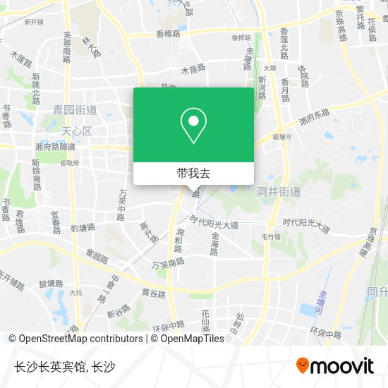 长沙长英宾馆地图