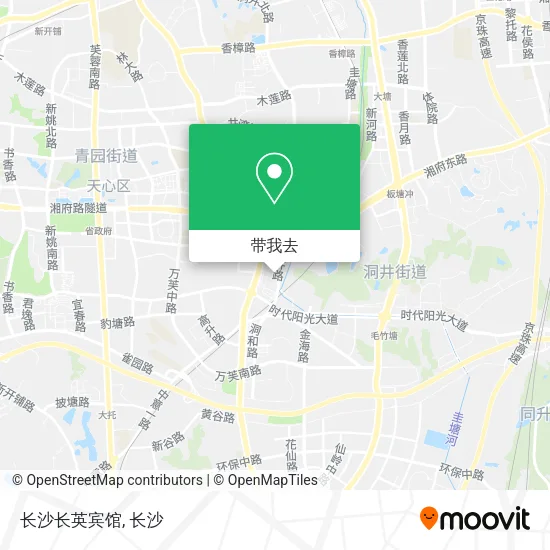长沙长英宾馆地图
