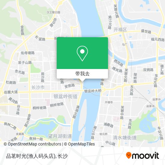 品茗时光(渔人码头店)地图