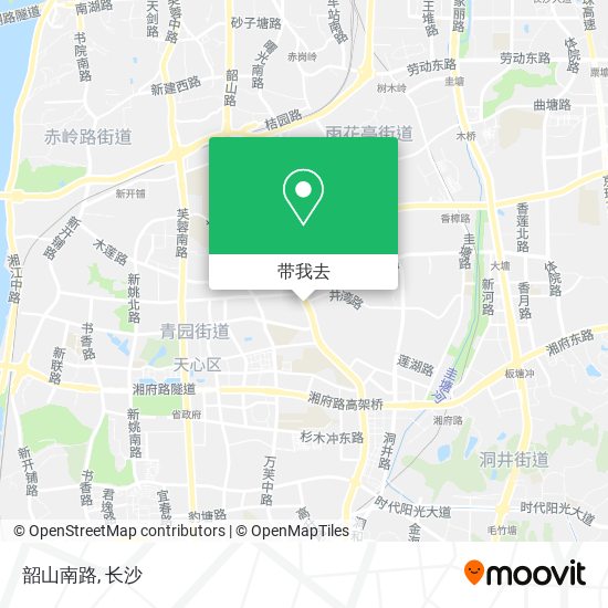 韶山南路地图