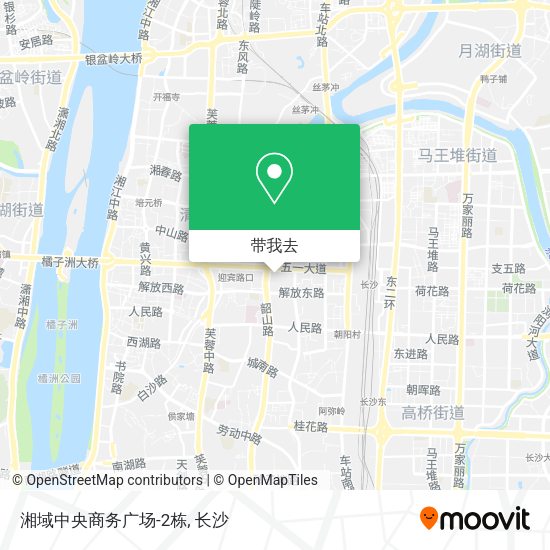 湘域中央商务广场-2栋地图