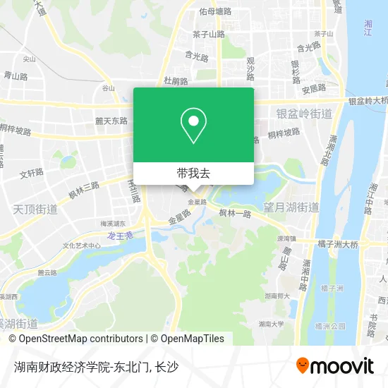 湖南财政经济学院-东北门地图