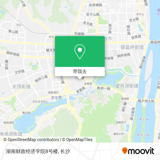 湖南财政经济学院8号楼地图