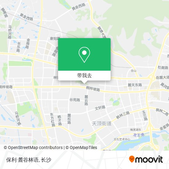 保利·麓谷林语地图
