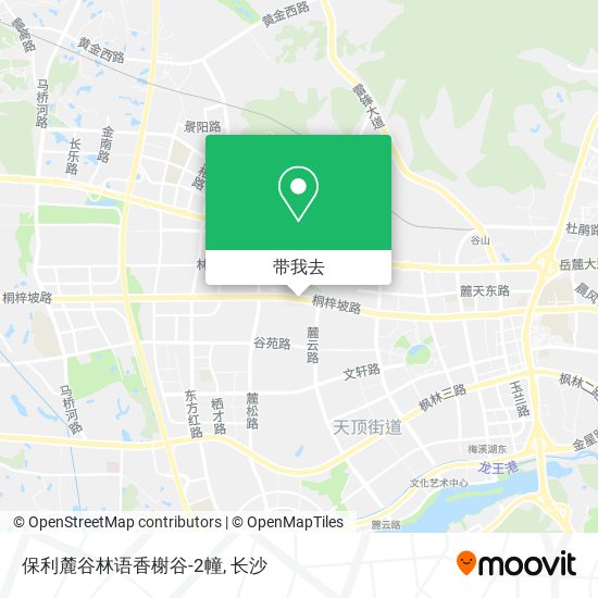 保利麓谷林语香榭谷-2幢地图