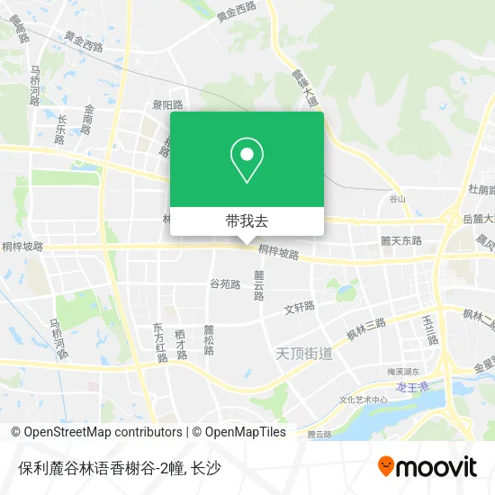 保利麓谷林语香榭谷-2幢地图