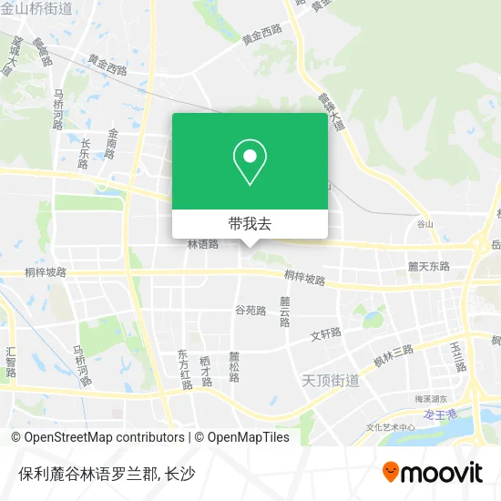 保利麓谷林语罗兰郡地图