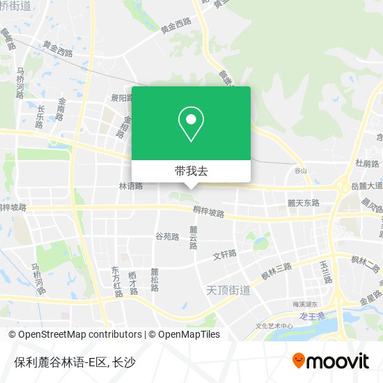 保利麓谷林语-E区地图