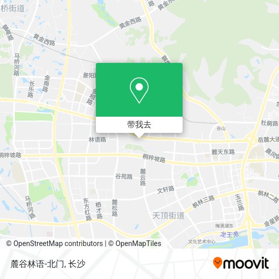 麓谷林语-北门地图