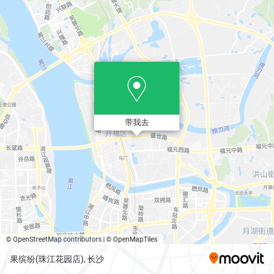 果缤纷(珠江花园店)地图