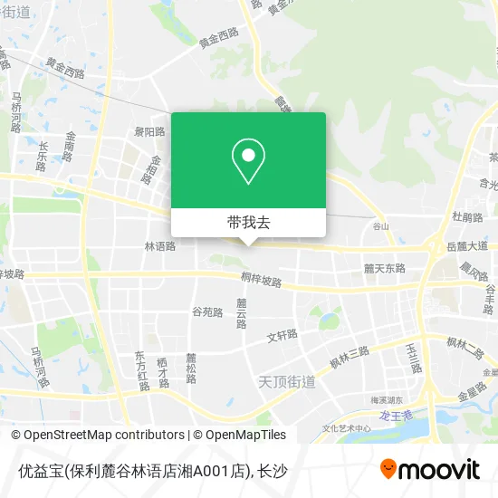 优益宝(保利麓谷林语店湘A001店)地图