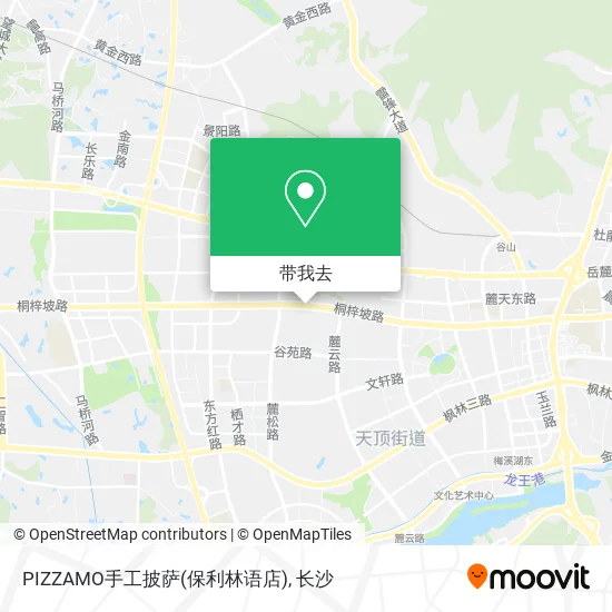PIZZAMO手工披萨(保利林语店)地图