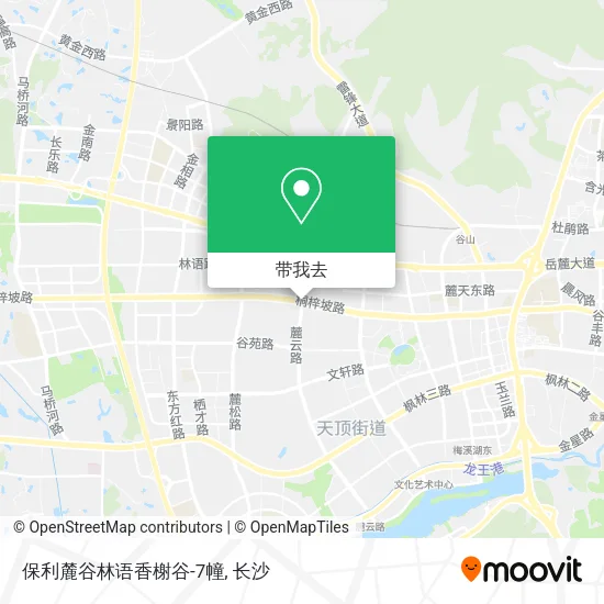 保利麓谷林语香榭谷-7幢地图