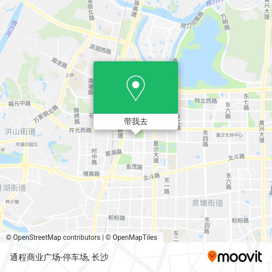 通程商业广场-停车场地图