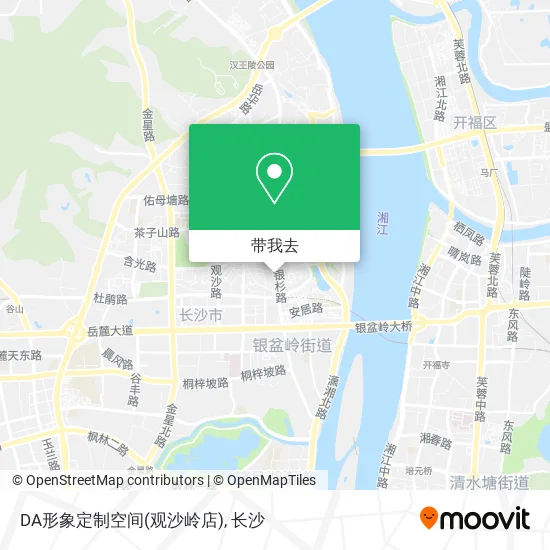 DA形象定制空间(观沙岭店)地图