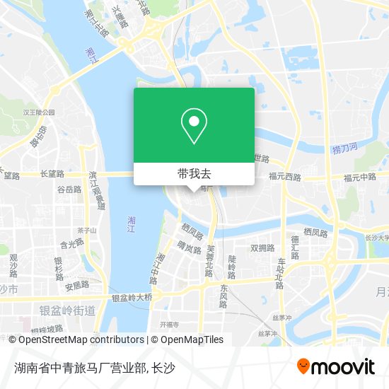 湖南省中青旅马厂营业部地图
