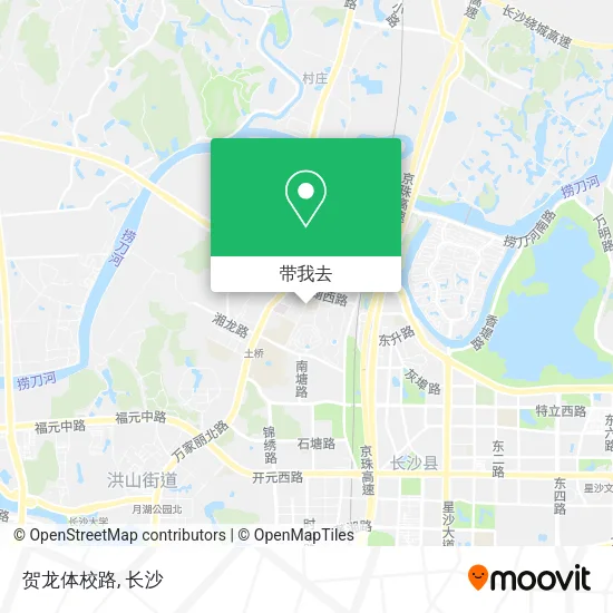 贺龙体校路地图