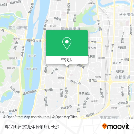 尊宝比萨(贺龙体育馆店)地图
