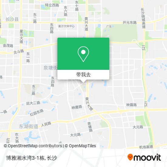 博雅湘水湾3-1栋地图