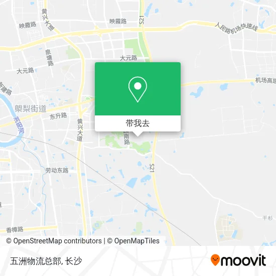 五洲物流总部地图