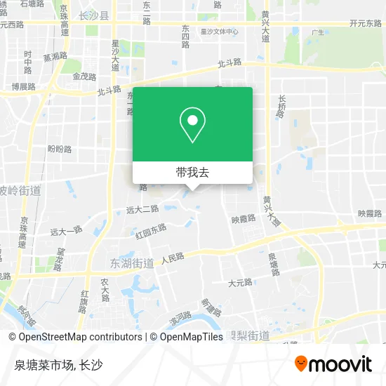 泉塘菜市场地图