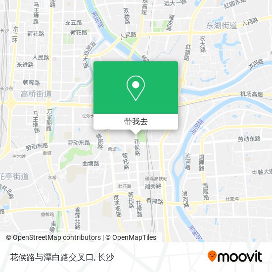花侯路与潭白路交叉口地图