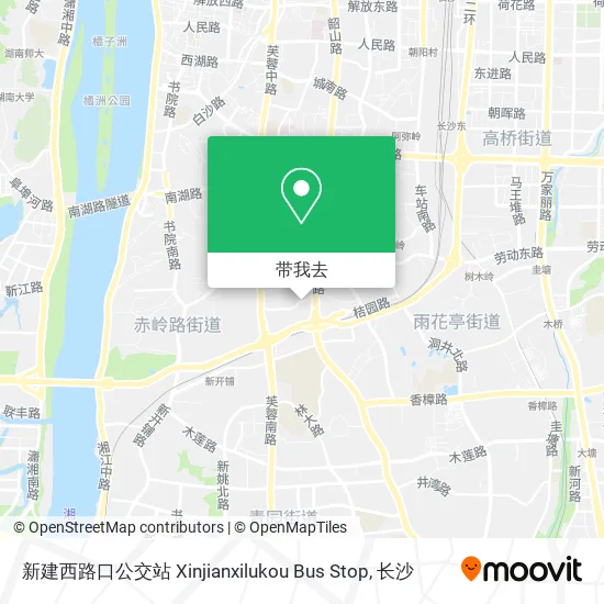 新建西路口公交站 Xinjianxilukou Bus Stop地图