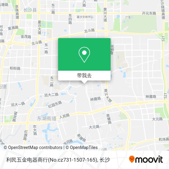 利民五金电器商行(No.cz731-1507-165)地图