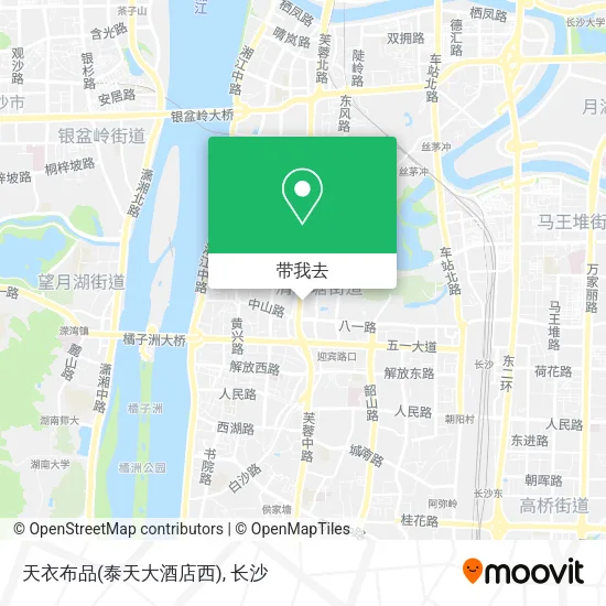 天衣布品(泰天大酒店西)地图