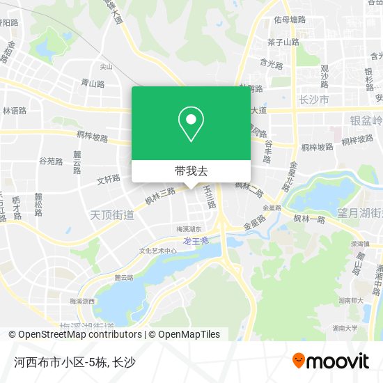 河西布市小区-5栋地图