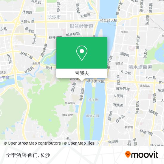 全季酒店-西门地图