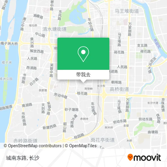 城南东路地图